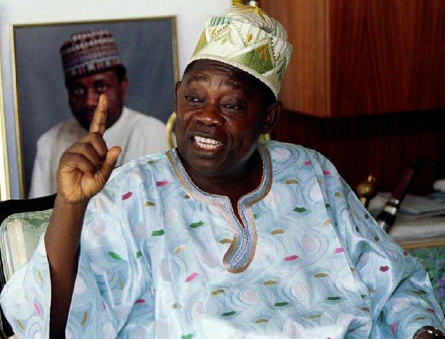 Le Président élu de la République Fédérale du Nigéria le 12 juin 1993, Moshood K. O. Abiola