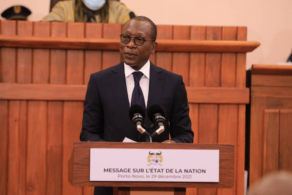 Le Discours sur l'Etat de la Nation du Président Patrice Talon ce 29 décembre 2022 au parlement béninois.